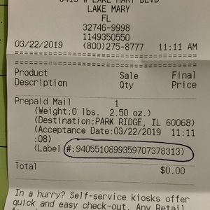 📪Shipment Receipt for @moren0📪